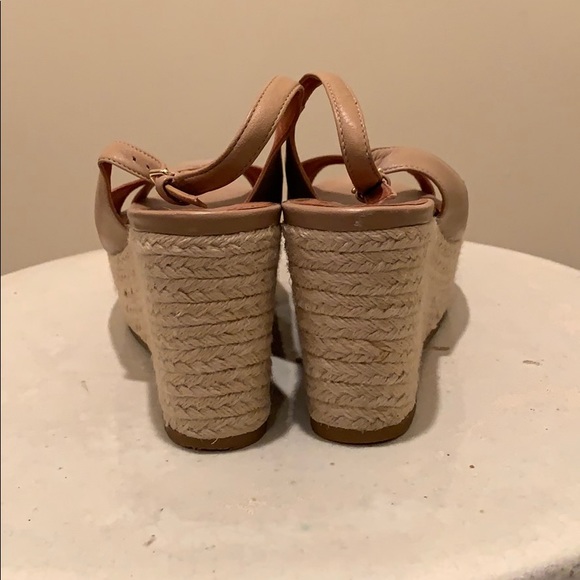 Tan Via Spiga Wedges - Picture 3 of 5